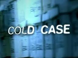 Cold Case words on blue background showing filing system