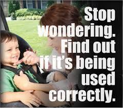 Stop wondering - find out if it is being used correctly - words referring to car seats