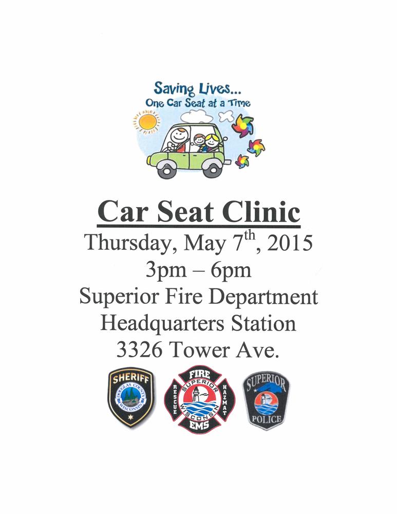 Car Seat Clinic May 7, 2015